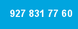 927 831 77 60 927 831 77 60